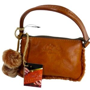 NWT Patricia Nash Leather Bag (7"x5"x1") MSRP $89